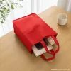 Drawstring takeout non-woven fabric bag, children's gift bag 180g, environmentally friendly and reusable details Picture